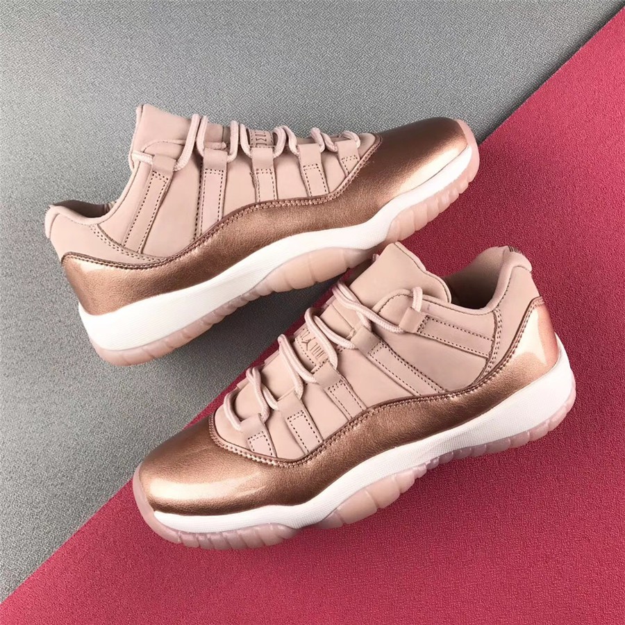 rose gold jordan 11