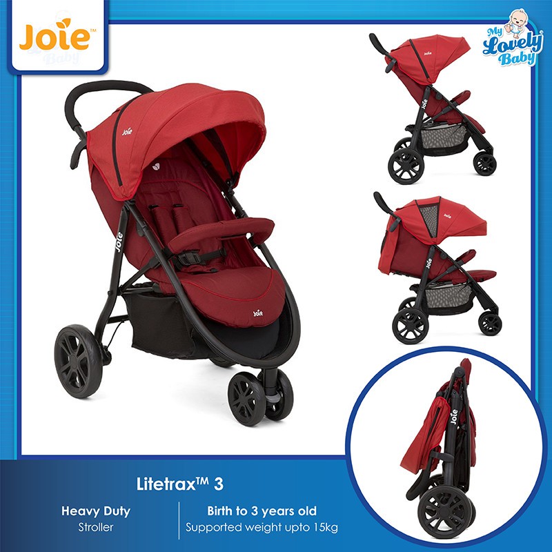 joie 3 wheel stroller