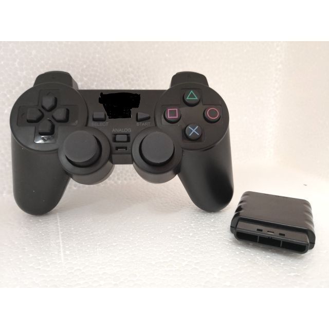 wireless 2.4 ghz dual shock game controller for sony ps2 playstation 2