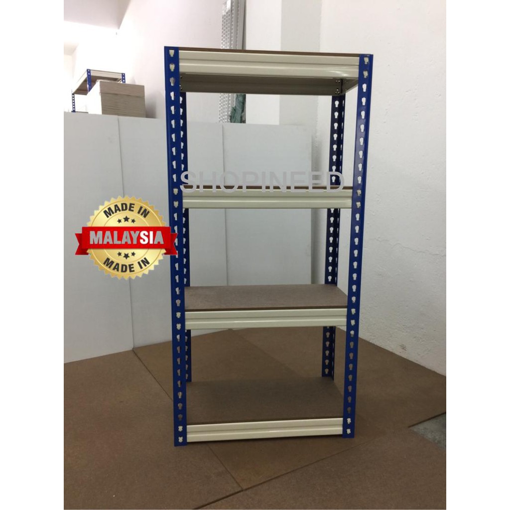 Boltless Rack 1200Hx600Lx300D / 4' H x 2' L x 1' D /Storage Rack/Rak