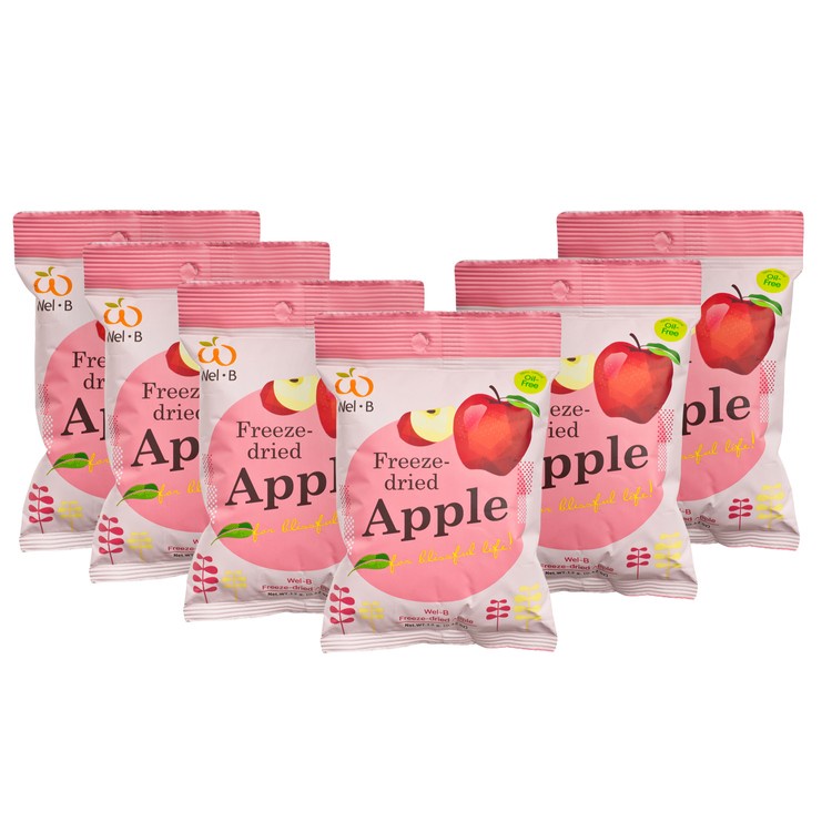 Wel-B Freeze Dried Fruit Snack Apple Bundle Pack (14g x Packet) [BBF:  Oct 25] Shopee Malaysia