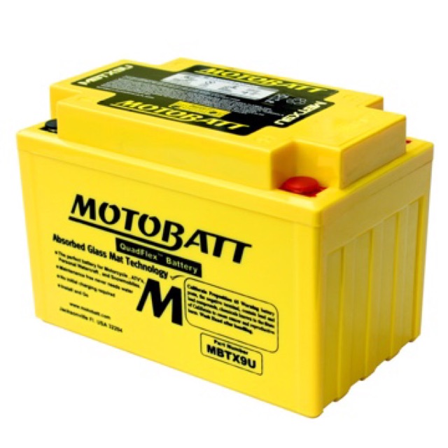 MotoBatt Motobatt Battery MBTX9U For Honda TRX 300 X9 2009 