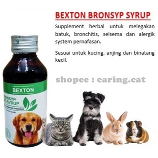 Bexton Bronsyp Ubat Batuk & Selsema Kucing & Anjing Free Syringe ...