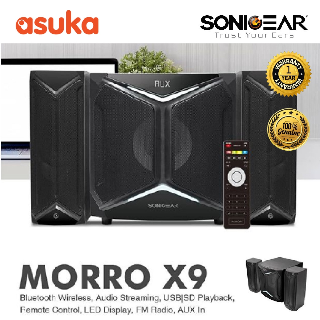 SonicGear Morro X9 2.1 Bluetooth Speakers
