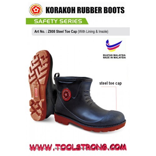 gumboots with steel toe cap