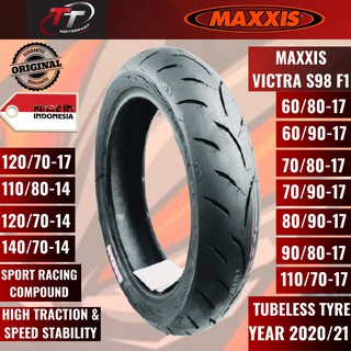 Clear Stocks 2018 2019 Maxxis Victra S98 F1 Sports 60 80 17 120 70 17 110 70 17 90 80 17 70 90 17 80 90 17 Tayar Tyres Shopee Malaysia