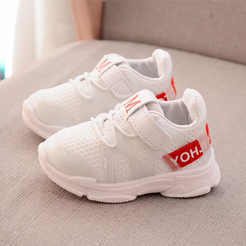 girls velcro running shoes