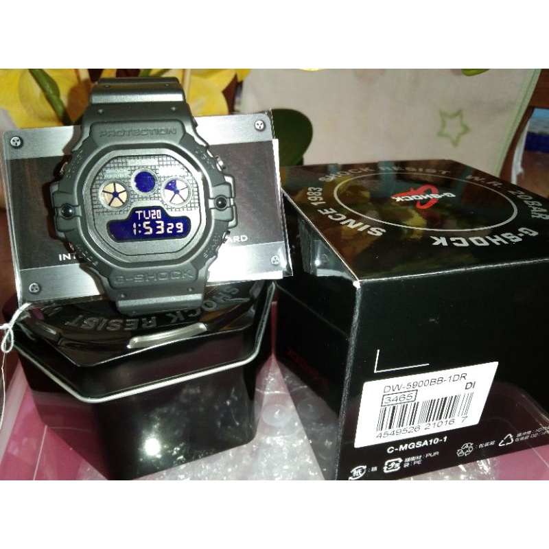 G SHOCK DW5900 BB1/TAPAK KUCING HITAM ORIGINAL  Shopee Malaysia