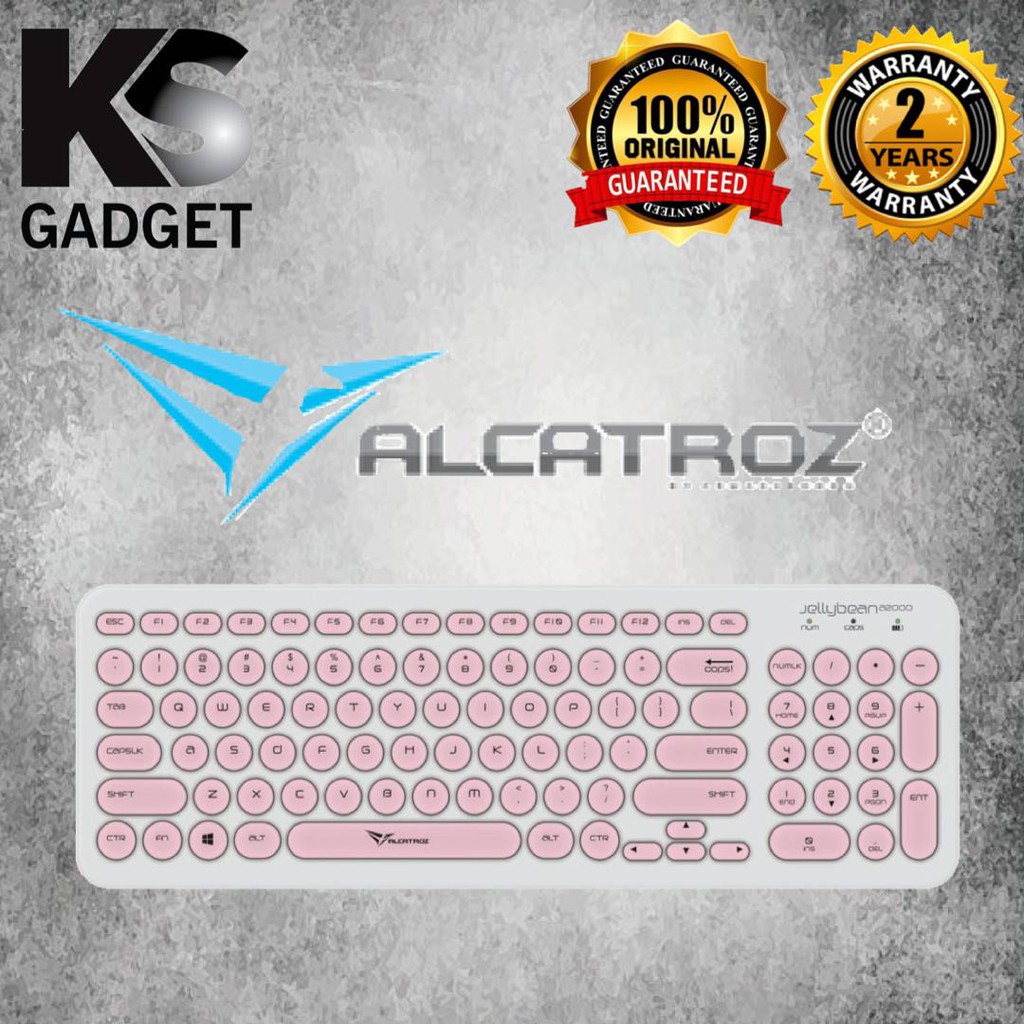 Alcatroz Jellybean A2000 Wireless Keyboard & Mouse Set Jellybean A200