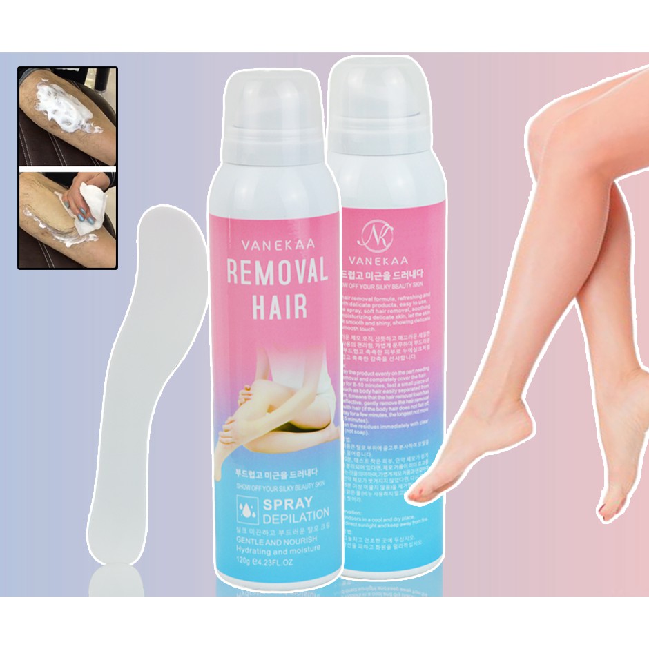 Original Vanekaa Fast & Painless Hair Removal Spray 100 Original