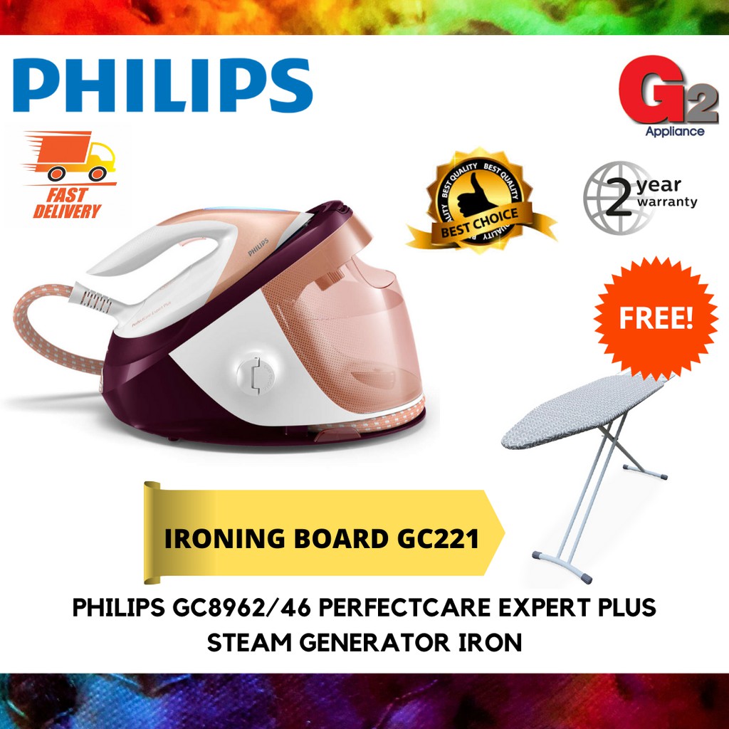 Philips GC8962/46 PerfectCare Expert Plus Steam Generator Iron*FREE