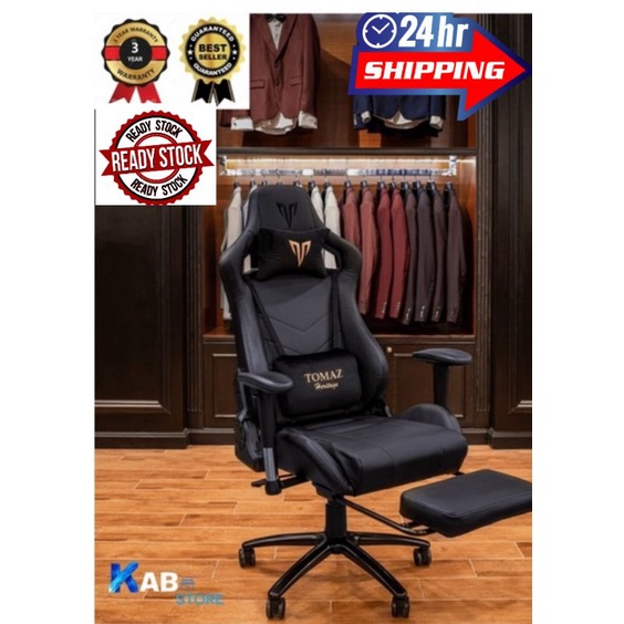 (READYSTOCK)Tomaz Blaze X Pro Gaming Chair 3 years official warranty