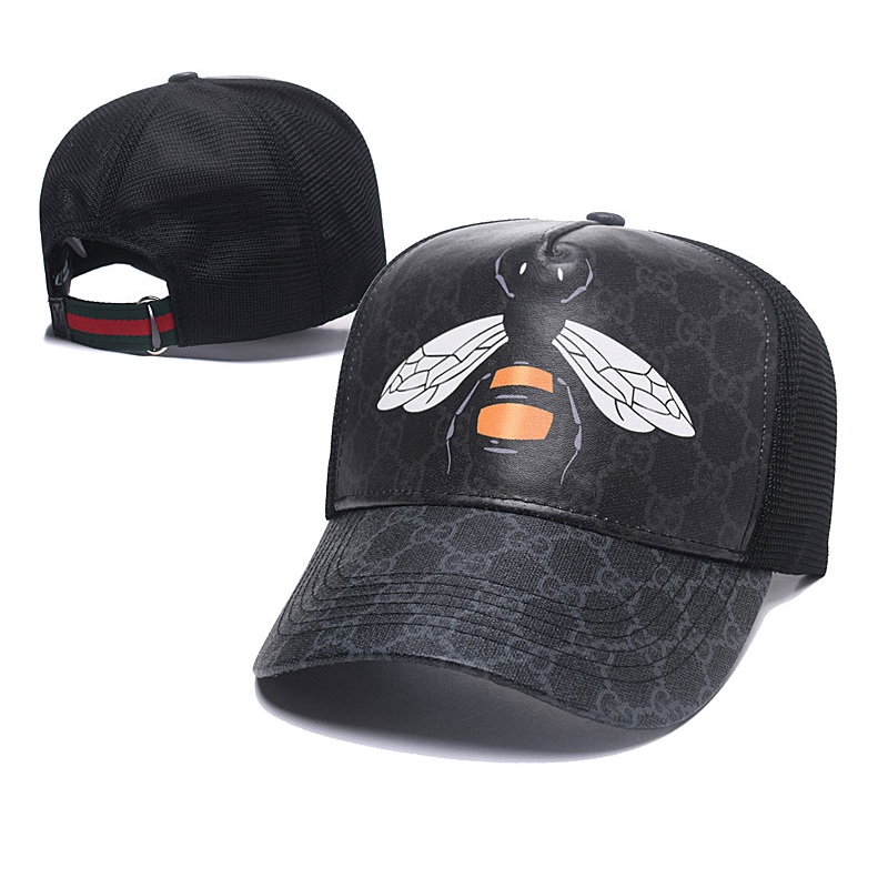 gucci bee cap black