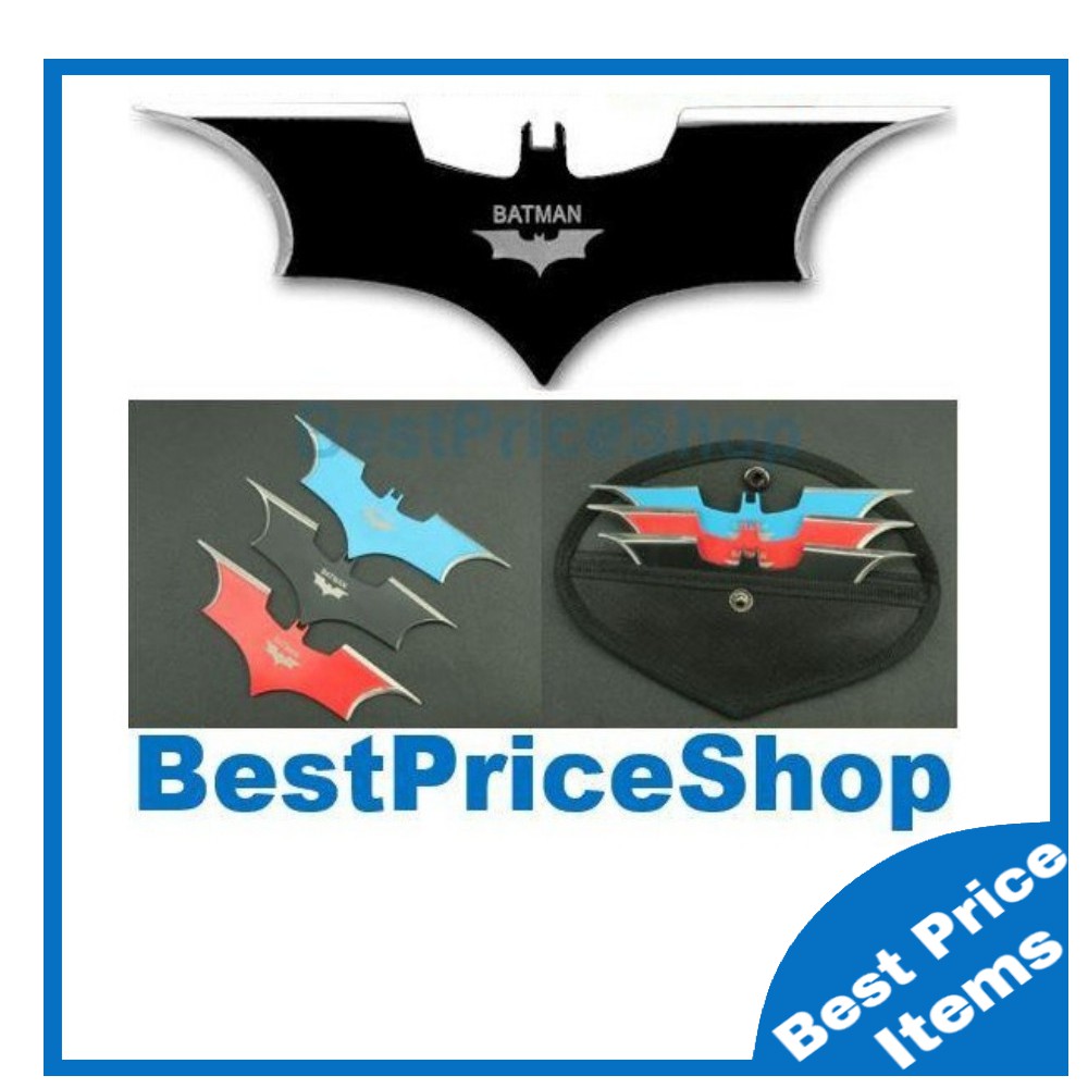 Batman Dart Camping Throwing Knife Bat Ninja Survival Darts With Nylon Sheath Shopee Malaysia