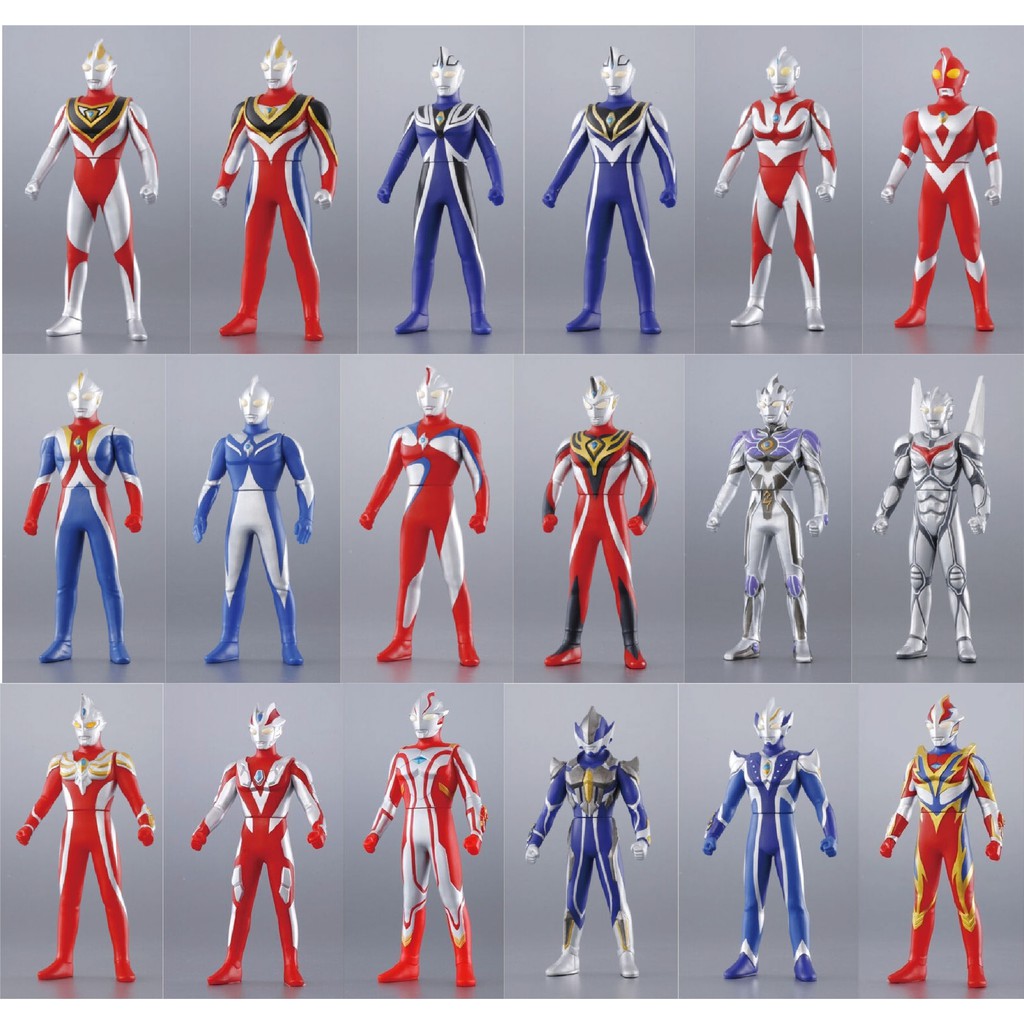 Buy Pre Owned Bandai Ultra Hero Series 09 Ultraman Tsuburaya 6 5 Sofubi Collection Gaia Agul Cosmos Zearth Max Mebius Seetracker Malaysia