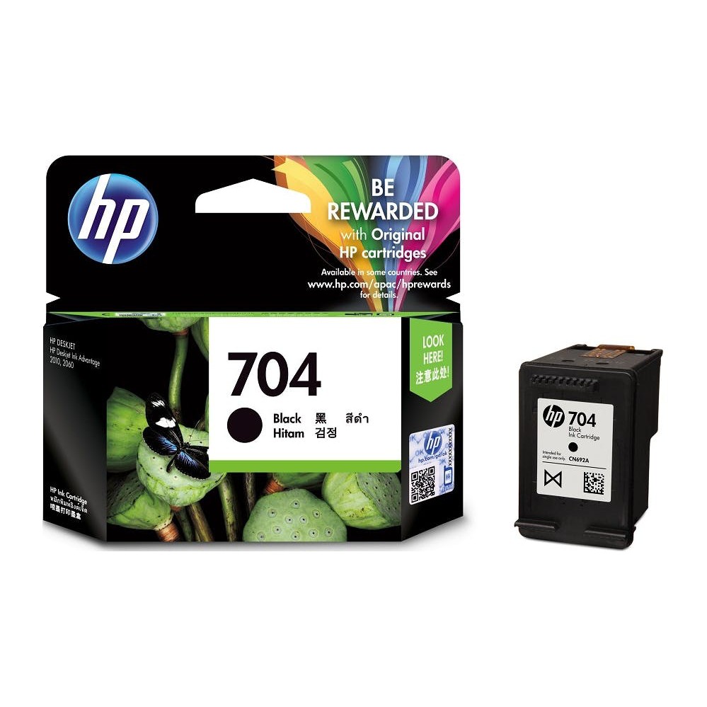 HP 704 Black Ink Cartridge (CN692AA) | Shopee Malaysia