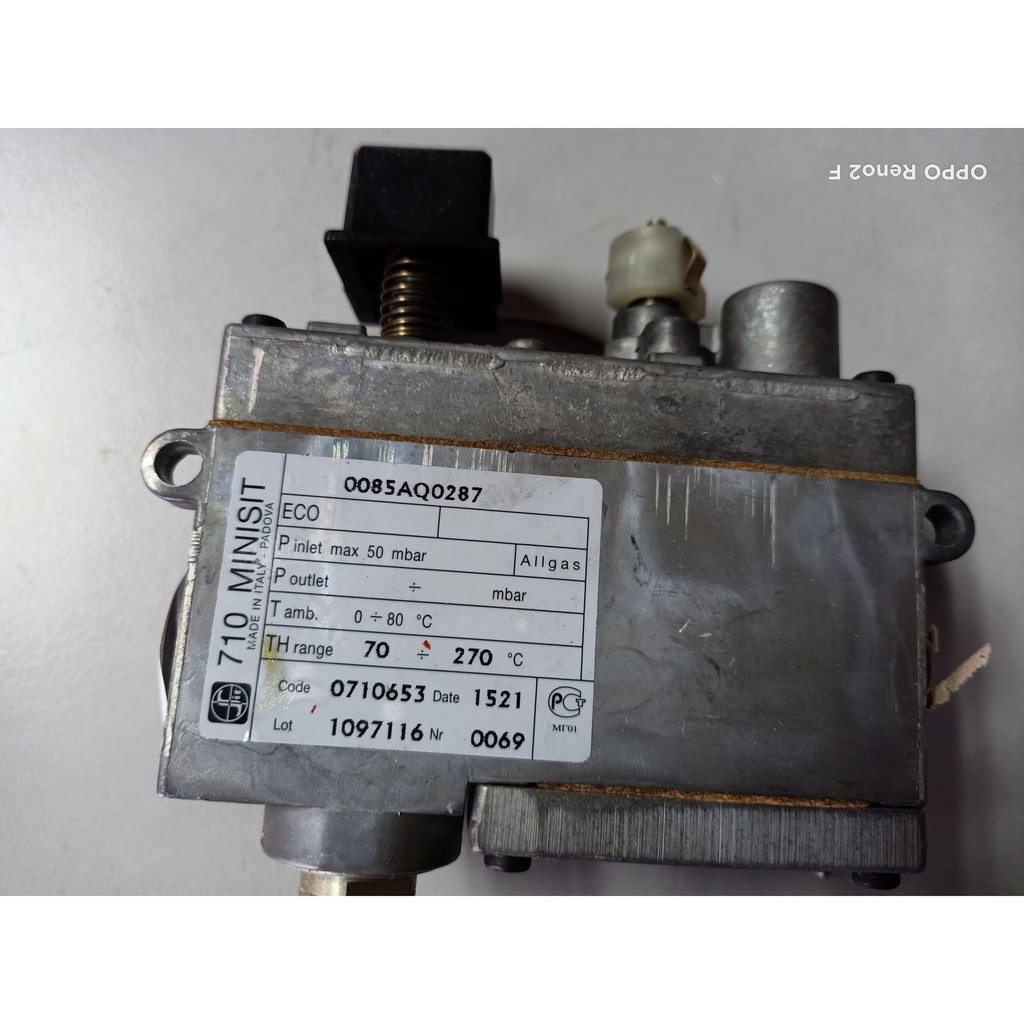 minisit gas valve / oven/ ozti / e.v generator / burner / commercial kitchen / spare parts