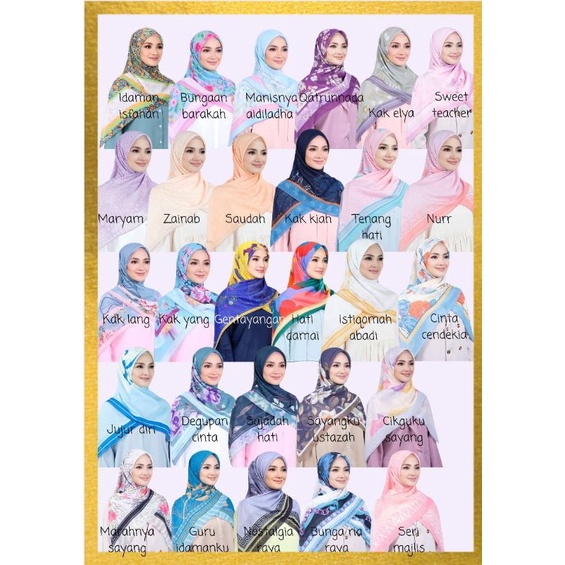 Clearance Stock Tudung Fazura All Edition | Shopee Malaysia