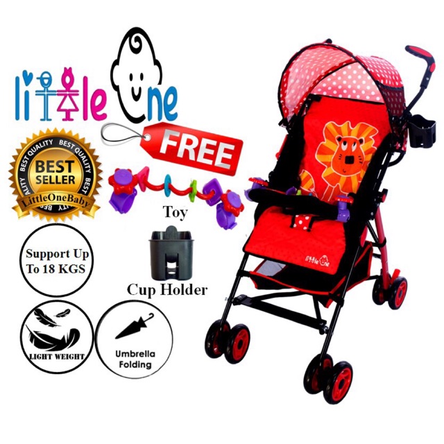 Little One Baby Umbrella Stroller Buggy With Steel Frame ...
