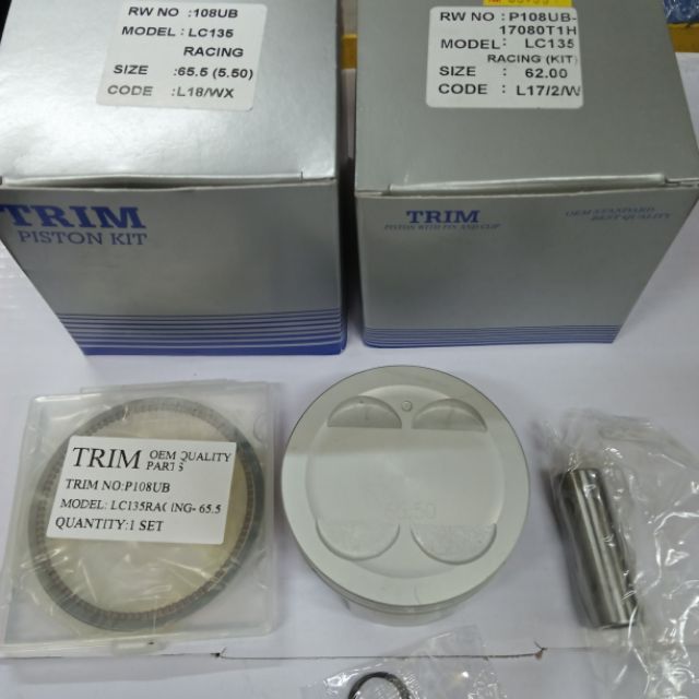 Piston y150 / LC135 Trim set Shopee Malaysia