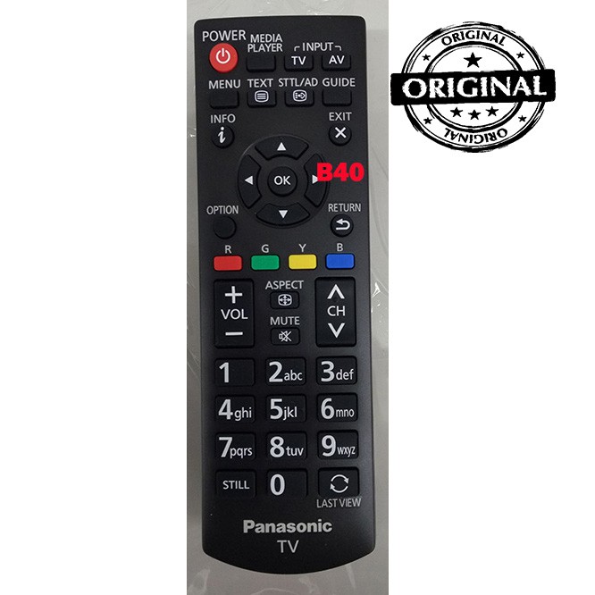 Original Panasonic lcd led tv remote control | Shopee Malaysia