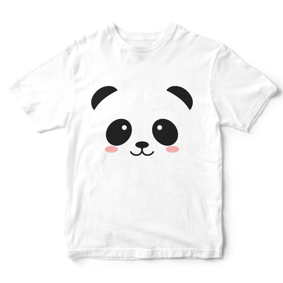 Cute Panda Cartoon Character Kids Couple Family T Shirt Shopee Malaysia - boys roblox characters short sleeve t shirt navy heather xs blue