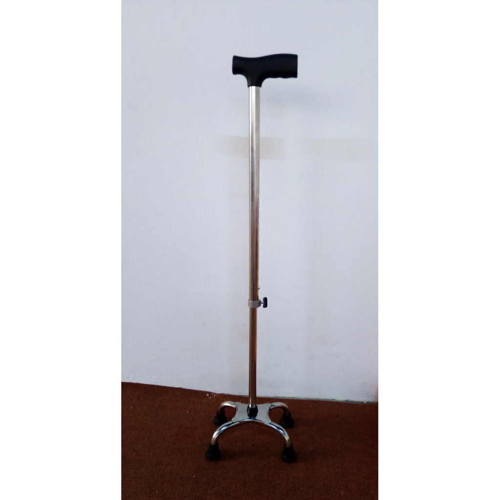 Four Pointed Stick Non Slip Stick 4 Leg Stick Adjustable Stick Tongkat 4 kaki Tongkat Kaki Tongkat Atok