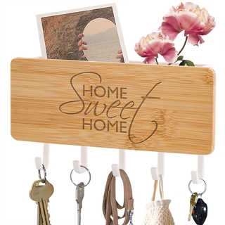 Natural Wooden Multifunctional Homes Storages Key Holder Diy Home Sweet Design Hanger Sho Malaysia