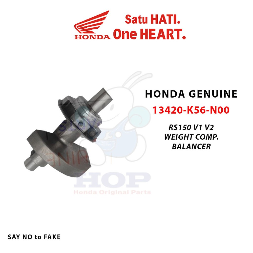 Honda RS150 RS150R Balancer Weight Engine balance Original 13420-K56-N00  Rubber + Spring Set