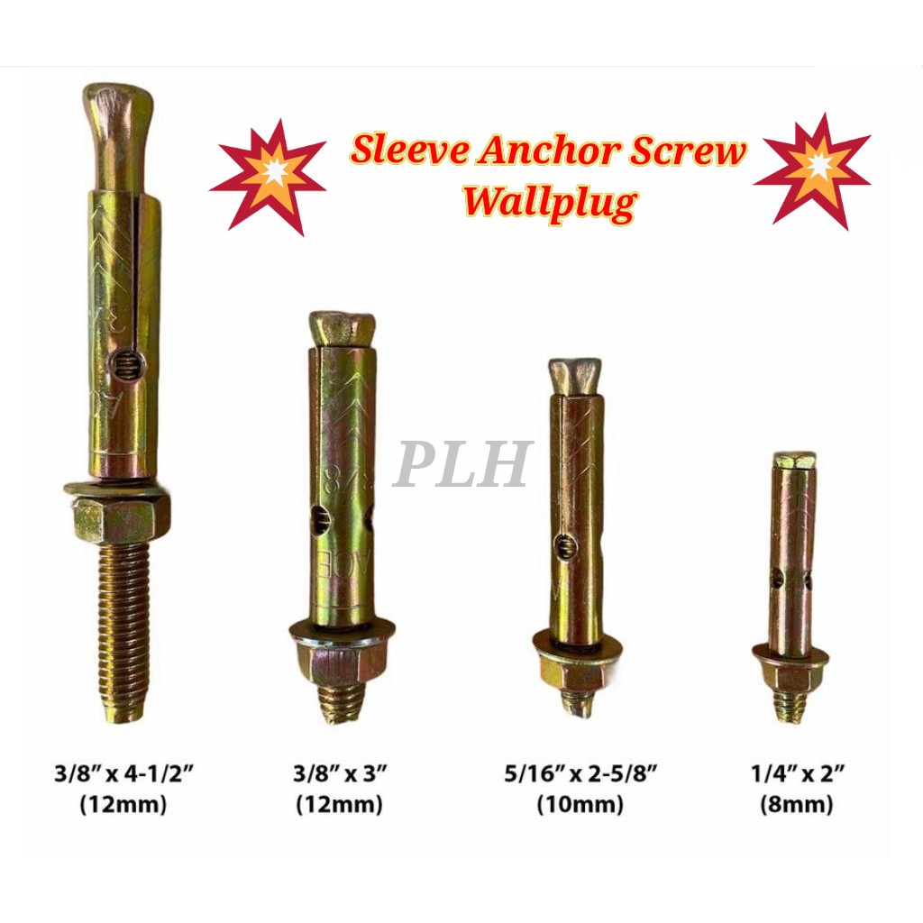 Sleeve Anchor Screw Wall Plug / Sleeve PJ Anchor / Wall Plug Besi (1