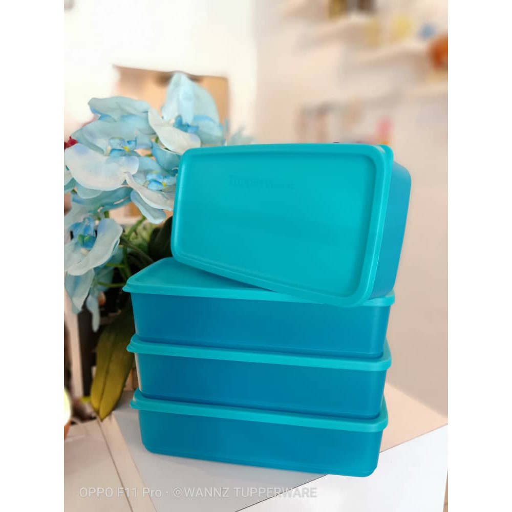 Tupperware Blue Fresh 2 Go 1.4L Bekas Makanan Biru Shopee Malaysia