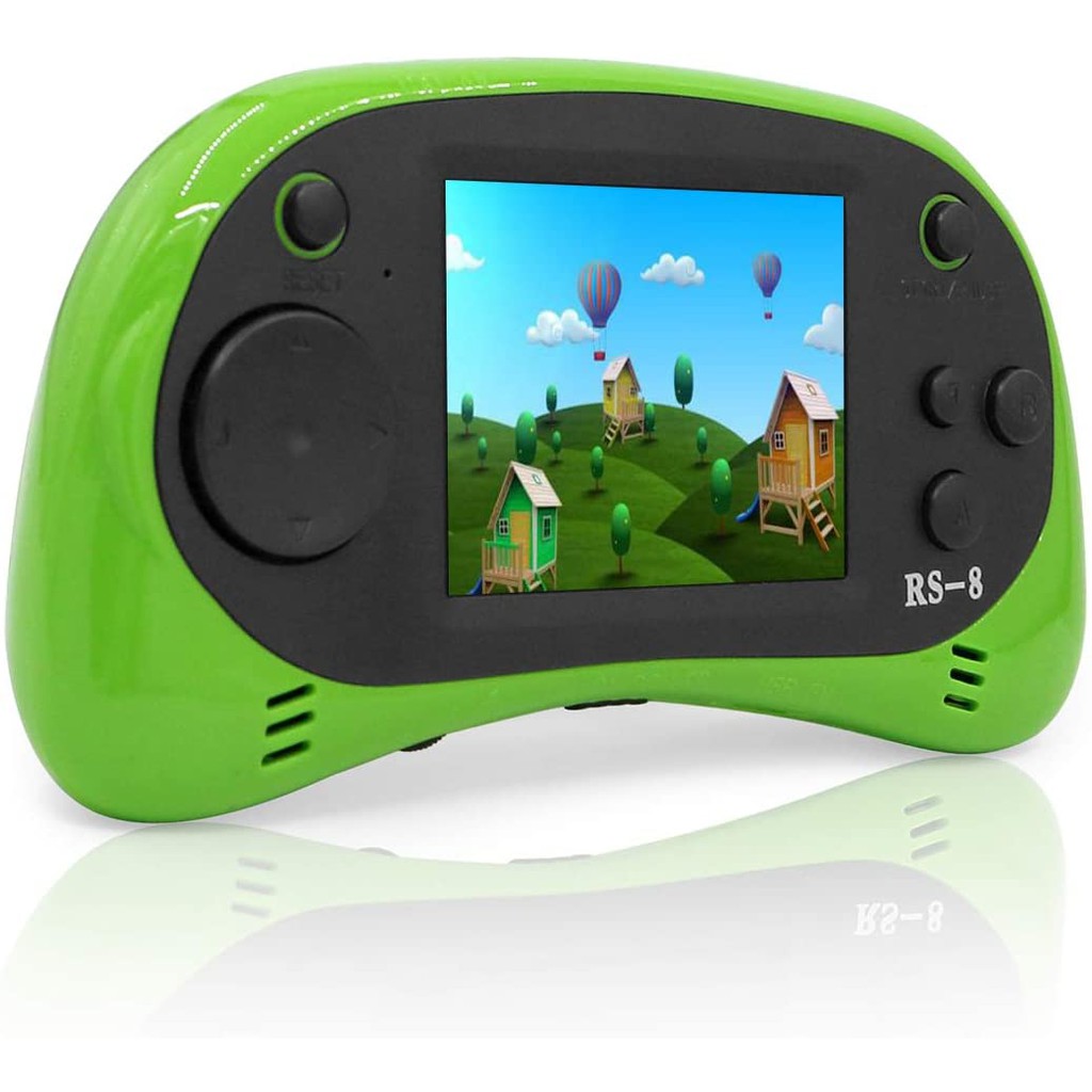 handheld game system with built in games
