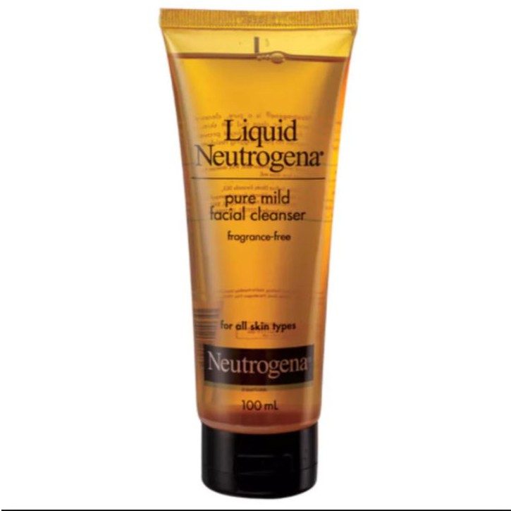 neutrogena liquid neutrogena pure mild facial cleanser