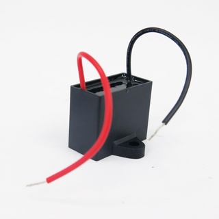 3H 450V CBB61 Fan Capacitor Square (Black) [1uf/1.5uf/1.8uf/2uf/2.2uf/2 ...