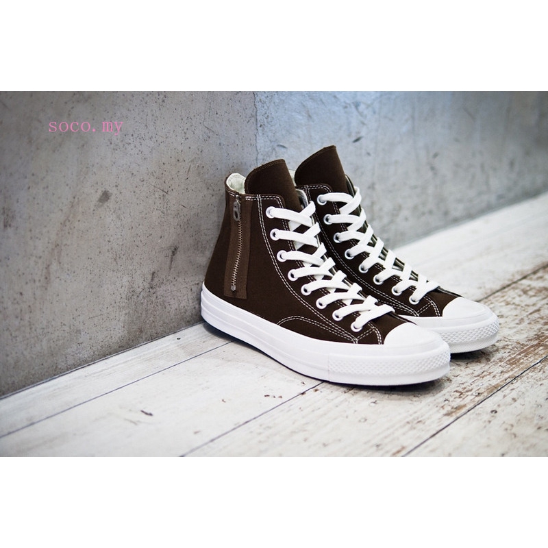 converse with zipper on side