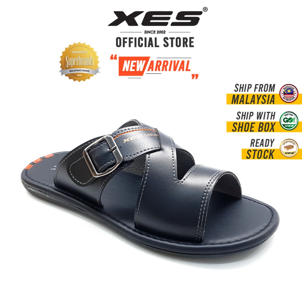XES Men BSMM21015 Straps Sandals (Black, Brown)