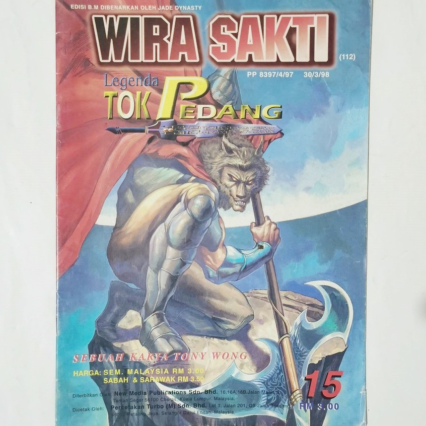 Preloved Manhua Tok Pedang Komik Hk Hong Kong Shopee Malaysia