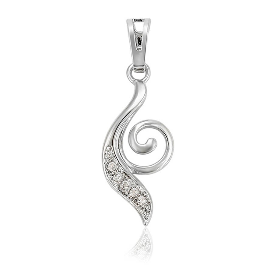 Rhinestone Pendant PINCH BAIL Jewellery DIY Findings ~Swan/ HEART/ Leaf SWAN~