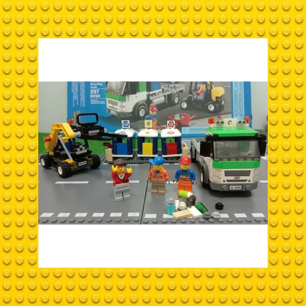 Lego City Recycling Truck 4206 (2012) USED | Shopee Malaysia