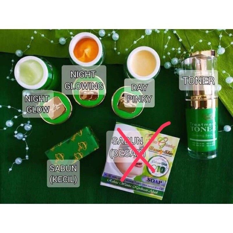 Buy Original Set Glow Glowing Skincare 5 In 1 4 In 1 Seetracker Malaysia