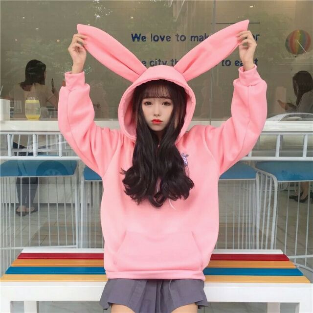 bunny ear hoodie