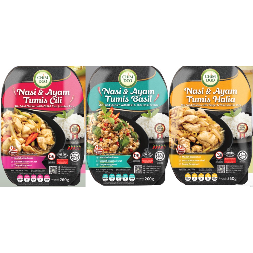 Chim Doo Halal Heat and Eat Box SelfHeating Ready Meal ChimDoo