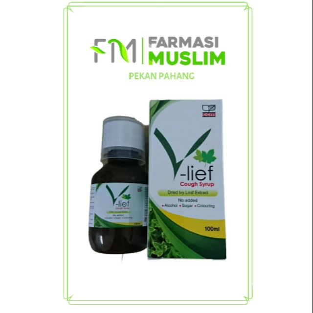 V Lief Cough Syrup Dried Ivy Leaf Extract 100ml Shopee Malaysia