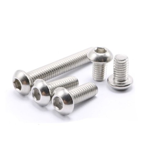 M3 M4 M5 M6 M8 Hex Socket Button Head Screws A2 304 Stainless Steel ...