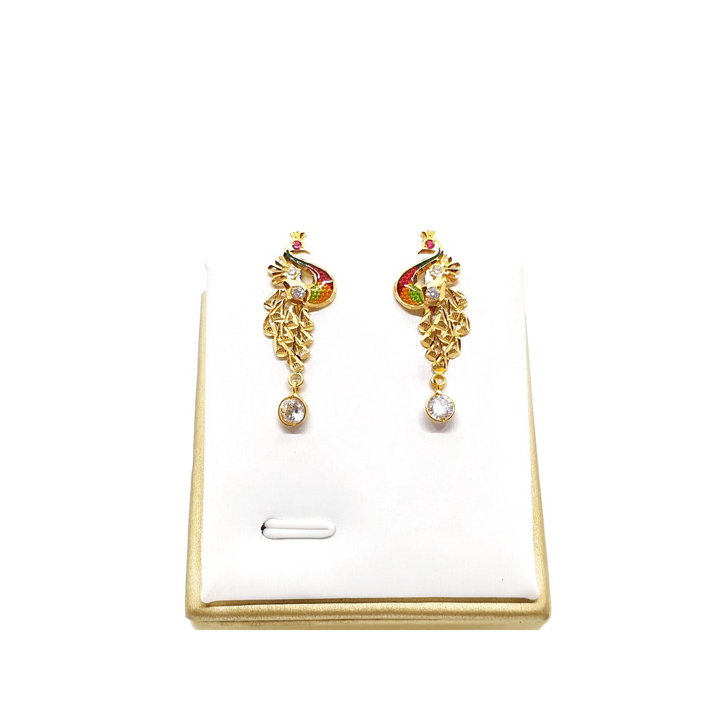 916 Gold Earring 2 95 d Shopee Malaysia