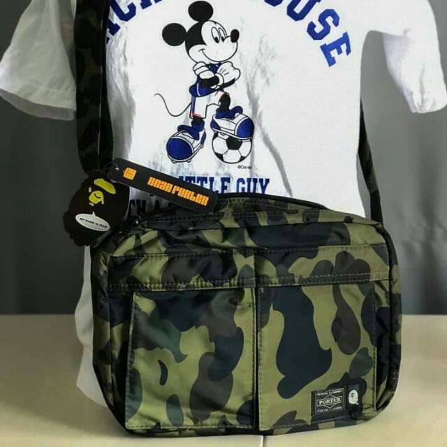 bape x porter shoulder bag