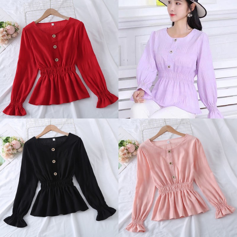 baju ruffle top