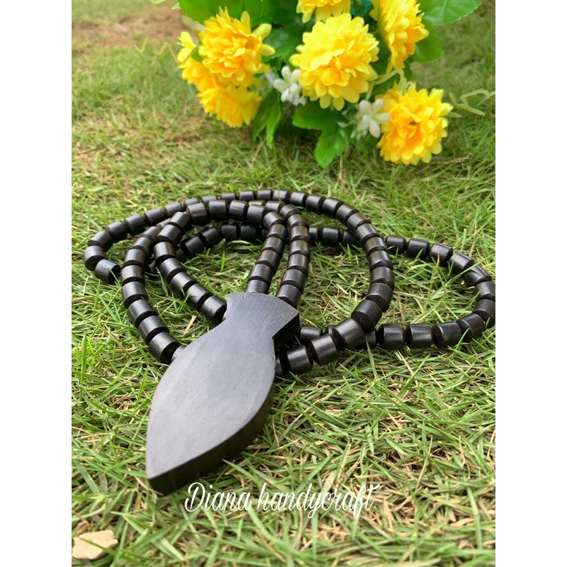 HITAM KAYU Lucky Wood Necklace [Sale] Moringa Iron Fiber/Rare Wood Necklace [Sale] Moringa Black Sink