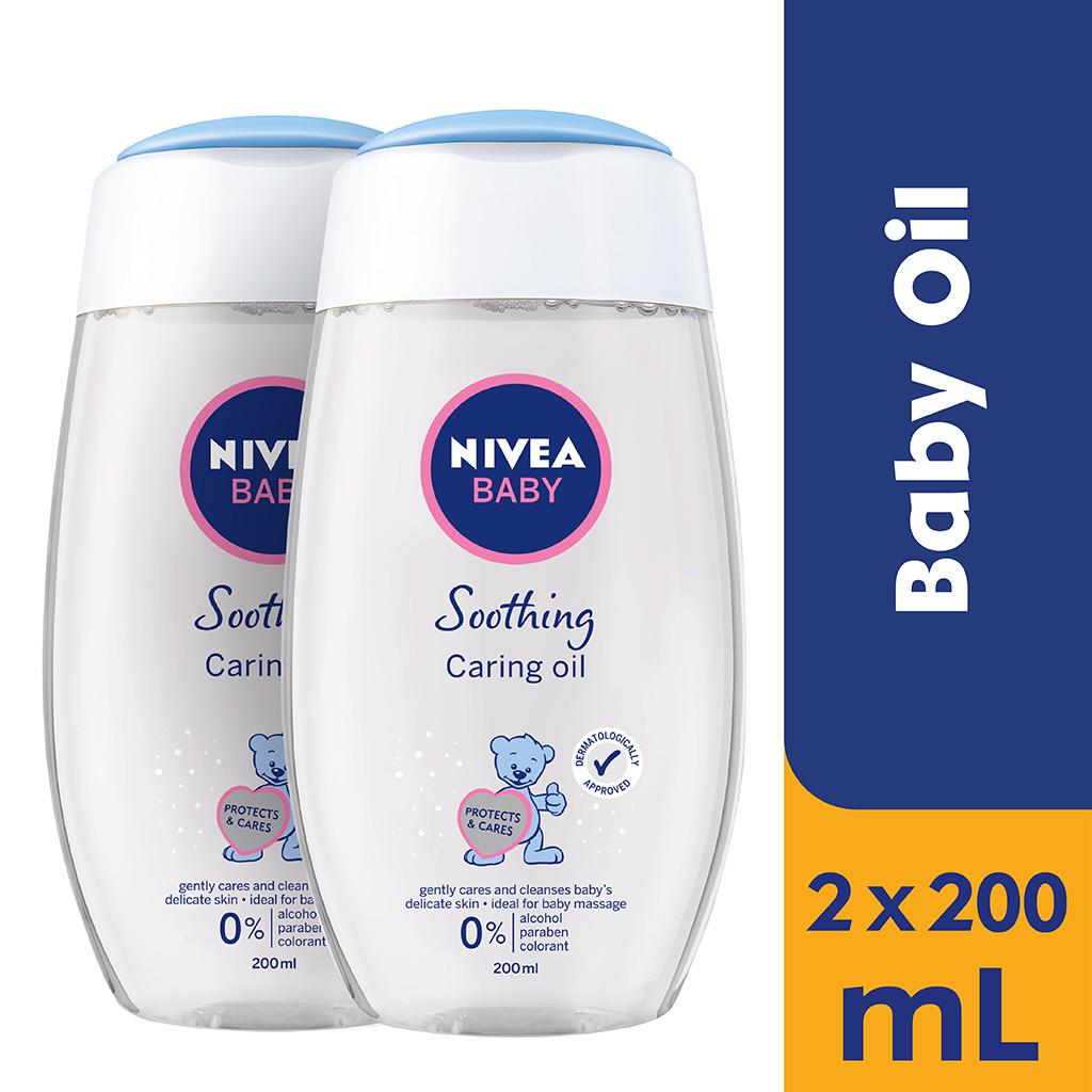 NIVEA Baby Soothing Caring Oil (2 x 200ml) Shopee Malaysia
