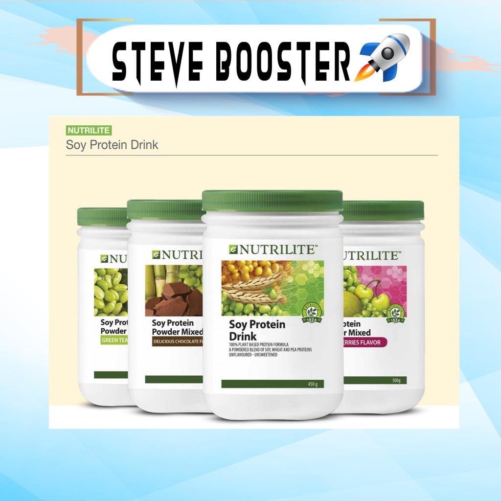 NUTRILITE Soy Protein Drink Mixed (Soy Protein/ Mixed Berries/ Green